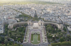 Париж, вид с эйфелевой башни